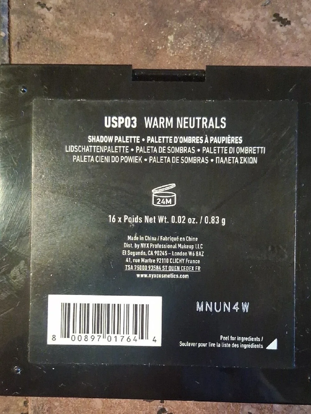 NYX Ultimate Eyeshadow Palette — Warm Neutrals